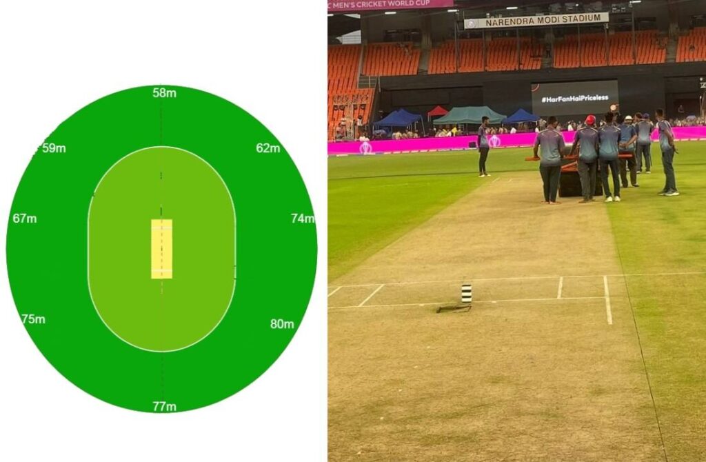 Narendra Modi stadium pitch report and capacity